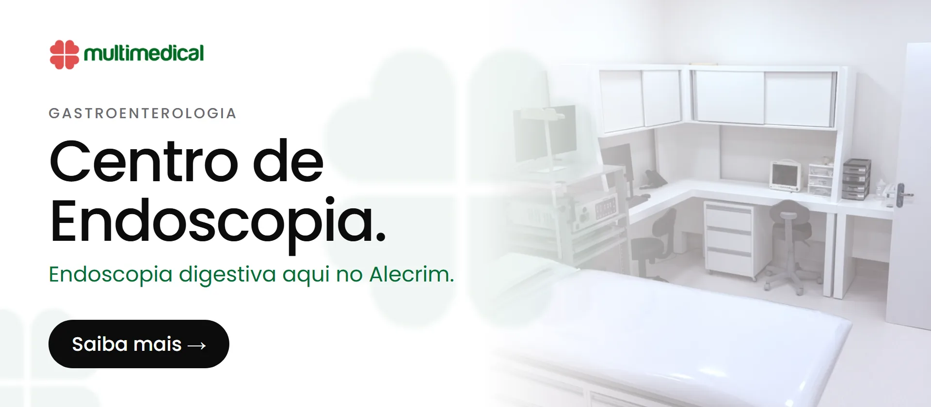 Gastroenterologia. Centro de Endoscopia. Endoscopia digestiva aqui no Alecrim. Saiba mais