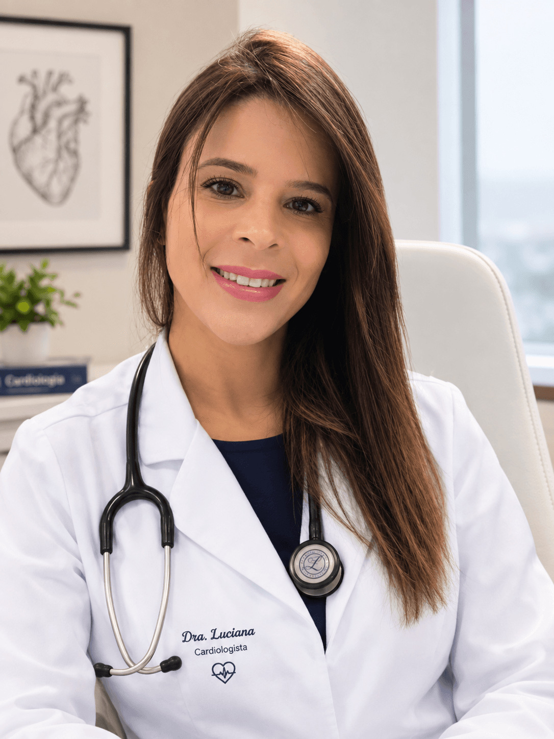 Foto de Dra. Luciana Rosado, Médica Cardiologista e Ecocardiografista